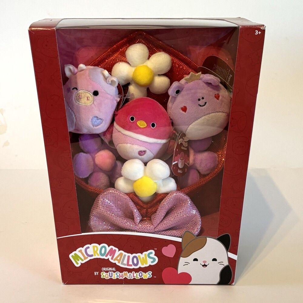 Squishmallows Valentines Micromallows Bouquet USA Exclusive